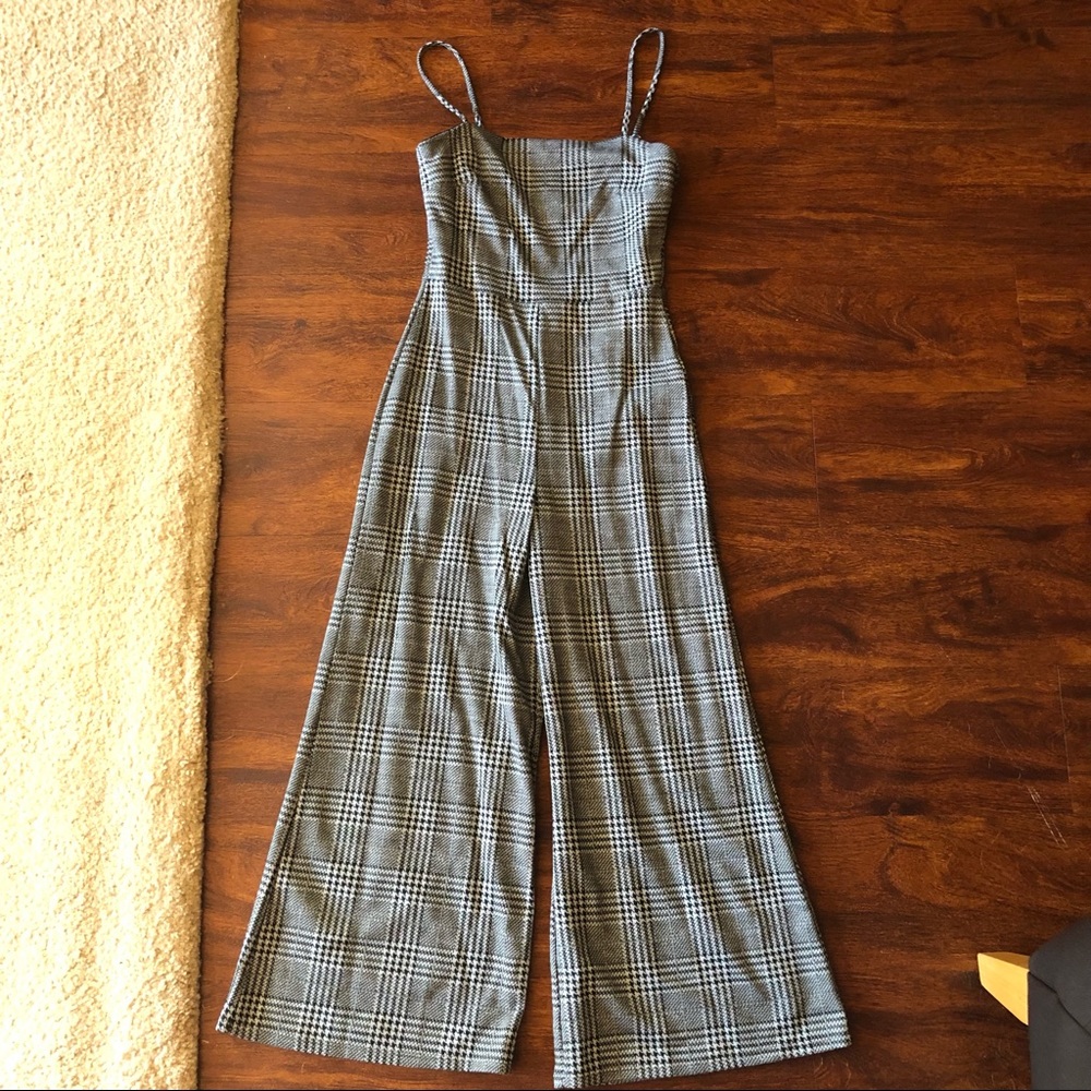 Plaid jumpsuit